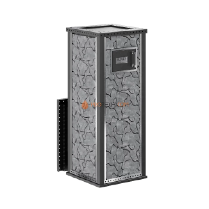 Дровяная печь для бани Klover RT 35-RV ( Талькомагнезит, Design 03 )