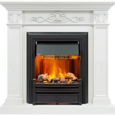 Каминокомплект Dimplex Verona - Белый дуб с очагом Brookline Black