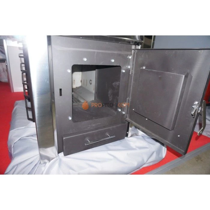 Дровяная печь для бани Ермак 50 Сетка PRO