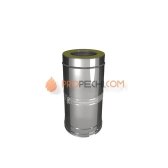 Труба телескопическая V50R D120/220, AISI 321/304 (Вулкан)