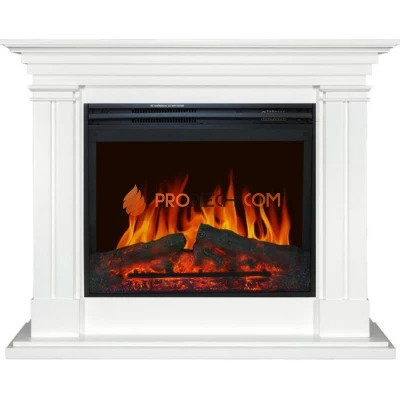 Каминокомплект Royal Flame Lyon - Белый с очагом Jupiter FX New