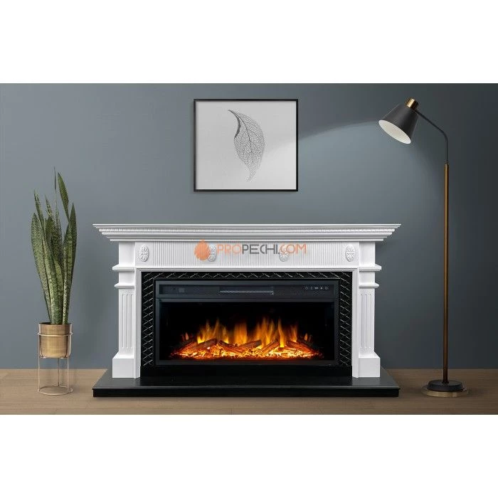 Каминокомплект Royal Flame Carlyle - Орех с черным с очагом Vision 42 LED