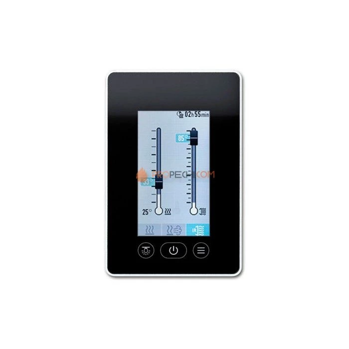 Пульт управления Fasel touchline 5400 DESIGN TOUCH (сауна + баня + инфра) Черный