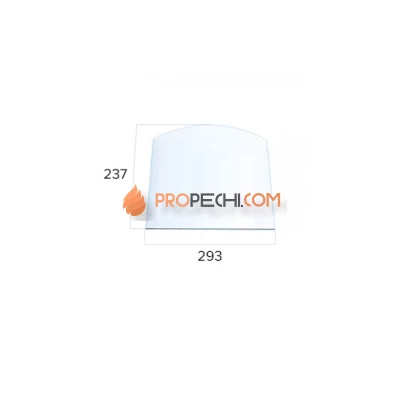 Стекло для дверцы Везувий 280 (0,237х0,293)