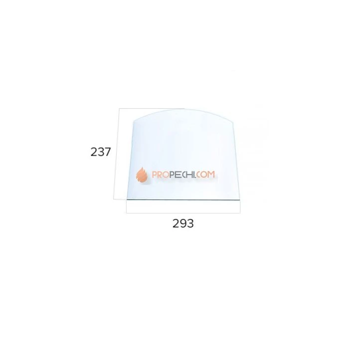 Стекло для дверцы Везувий 280 (0,237х0,293)