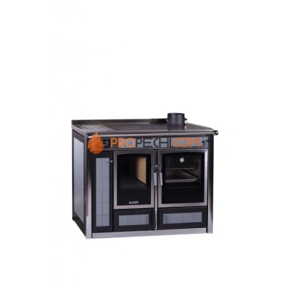 Отопительно-варочная печь Klover ALTEA (серебро)