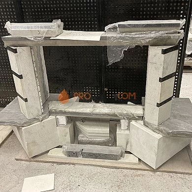 Каминная облицовка Stimlex Sirius Cream CP135C угловая (Дисконт)