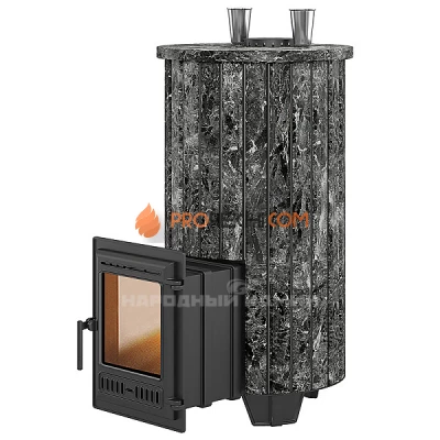 Печь для бани Эверест Steam Master 44 Чугун Ламель Пироксенит