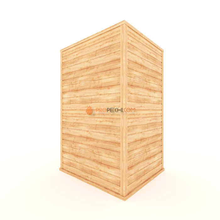 Финская сауна НКЗ 3-местная угловая 115x160x200 см