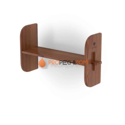 Полка №1 (Полка одинарная) из мореной лиственницы