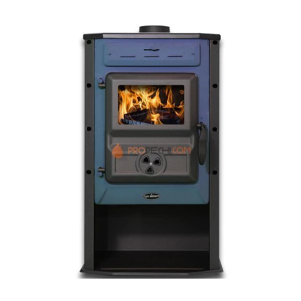 Печь с водяным контуром Tim System Carobna Hydro синяя