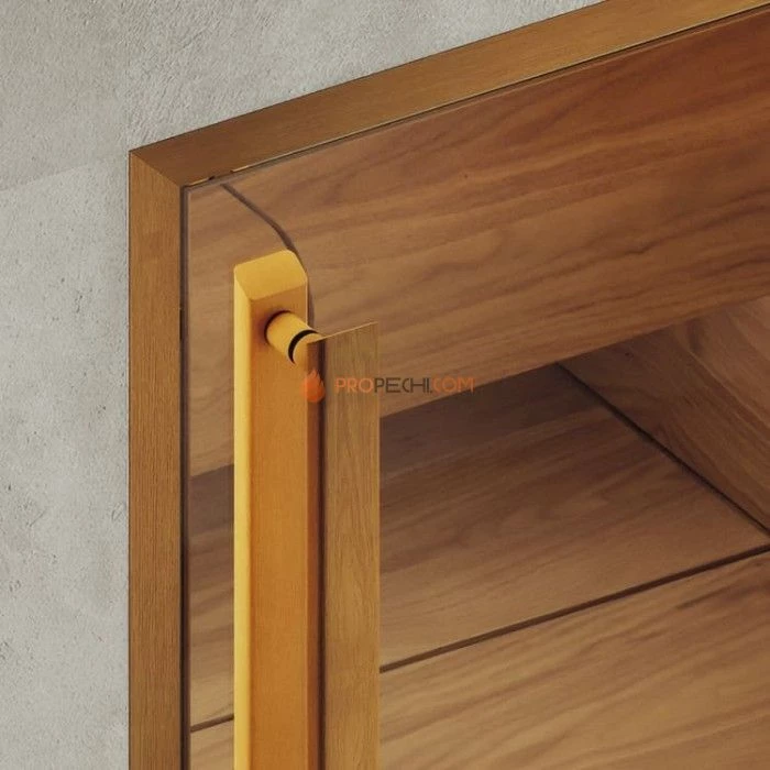 Дверь для хамама DoorWood АРТ Wood 12 Бронза матовая, 2000x700 мм