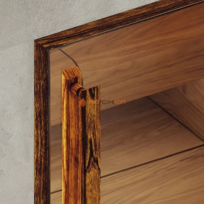 Дверь для хамама DoorWood АРТ Wood 92 Бронза, 2000x600 мм