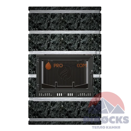 Каминная облицовка Pirocks Копенгаген (пироксенит)