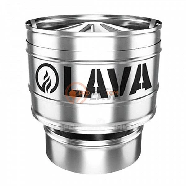 LAVA Оголовок-дефлектор 130/200 мм нерж. 439 (0,5)