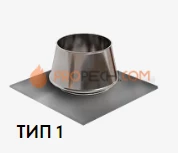 Комплект керамического дымохода КераСтиль УНИВЕРСАЛ® D = 200, H = 12 метров, с плитой по месту  (верхний комплект ТИП 1)