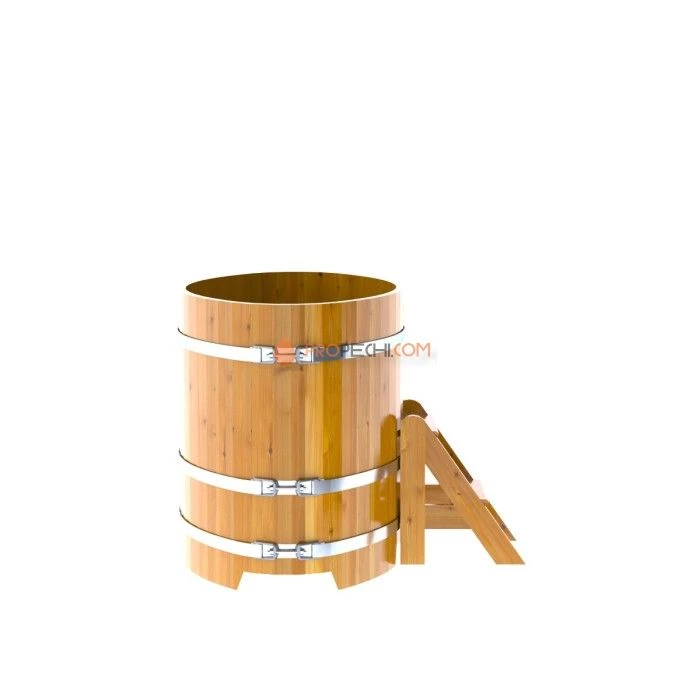 Купель BentWood овальная из натуральной лиственницы 0,80х1,42 Рустик