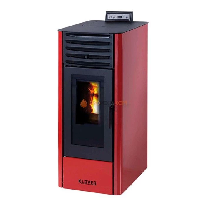 Отопительная печь Klover DEA ECO 8 (красный)