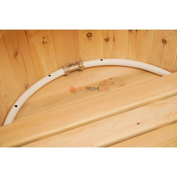Фитобочка овальная НКЗ STANDARD из кедра, (ШИП-ПАЗ) 130x78x100 см / 25 мм (КРЫШКА/ДНО 4см)