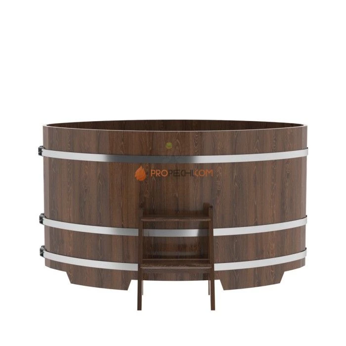 Купель BentWood овальная из мореного дуба 1,08х1,75