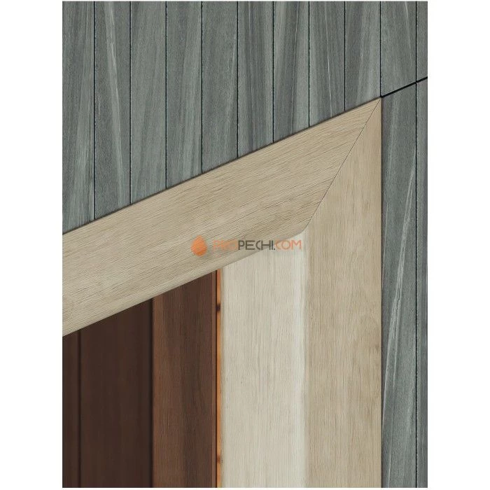 Дверь для бани DoorWood Престиж Маятниковая Легенда Бронза, 2000x800 мм