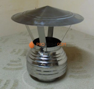 Зонт с юбкой D=250\350 Sвнутр.=0.5 aisi 321-нерж. ФлюГранд