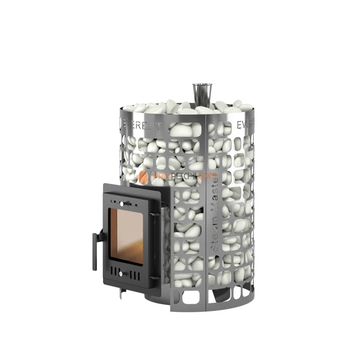 Дровяная печь для бани Эверест Steam Master 18 INOX (210М) б/в