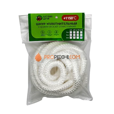 Хозяин дачи Уплотнительный шнур 12 мм. L=3 метра кремнезёмный