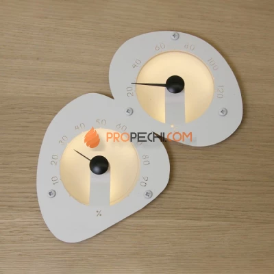 Термометр-гигрометр для сауны Cariitti белый