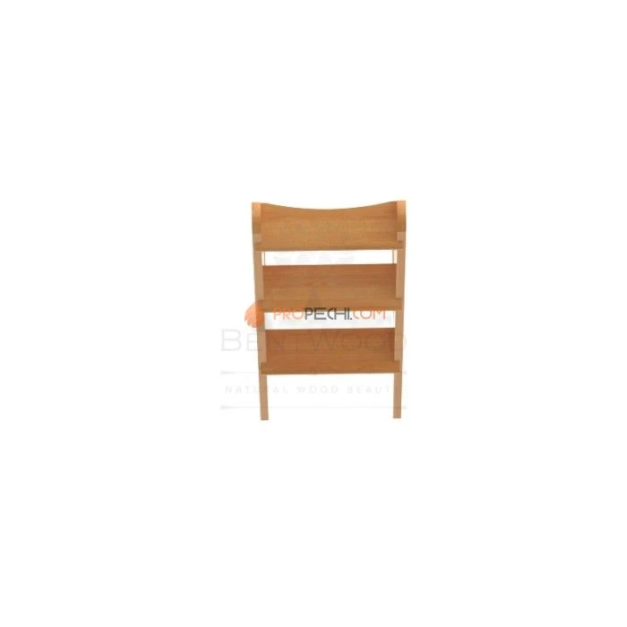 Лесенка BentWood для купели 3 ступени из натуральной лиственницы