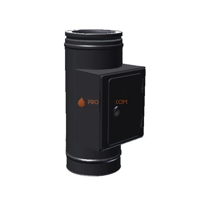 Тройник прочистки для твердого топлива 130/180