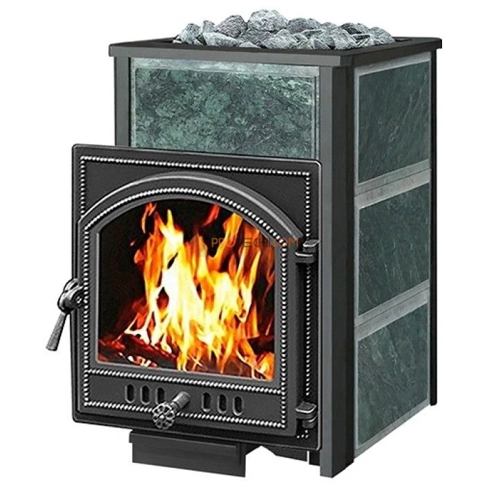 Чугунная печь для бани Везувий Легенда 28 (205) Змеевик