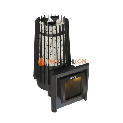 Дровяная печь для бани Grill’D Cometa 180 Vega Long Window Max