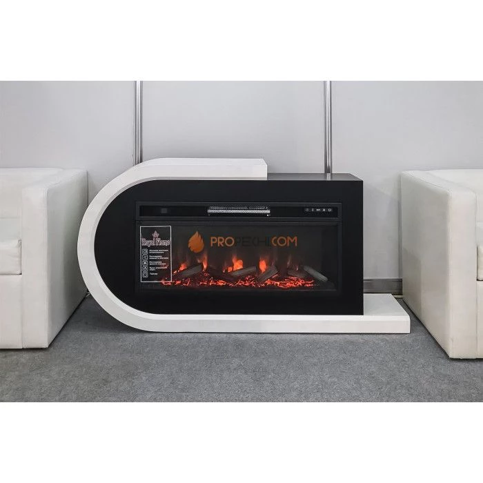 Портал Royal Flame Basel R - Белый с черным
