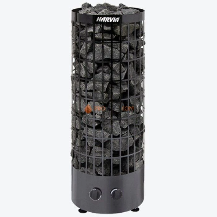 Электрическая печь Harvia Cilindro PC70 Black Steel (со встроенным пультом)