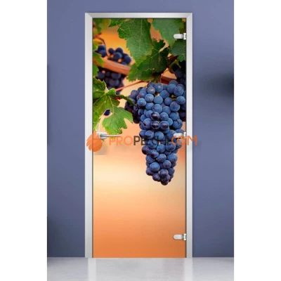 Стеклянная межкомнатная дверь DoorWood с фотопечатью Fruite-20, 2000х800 мм