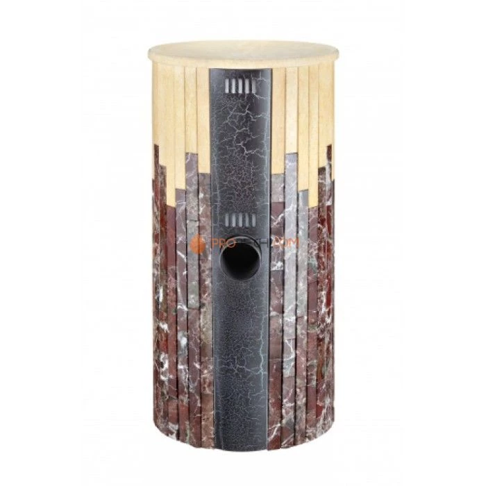 Отопительно-варочная печь Ферингер Лада ПФ - Сильвия Оро + Россо Леванте