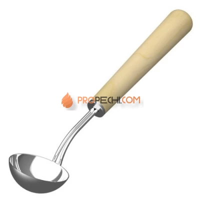 Черпак SAWO 441-MP (из нержавейки с деревянной ручкой, D85)