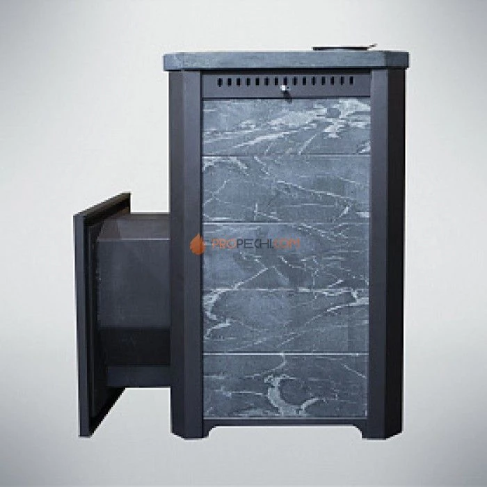 Дровяная печь для бани Варвара Сказка удлиненная