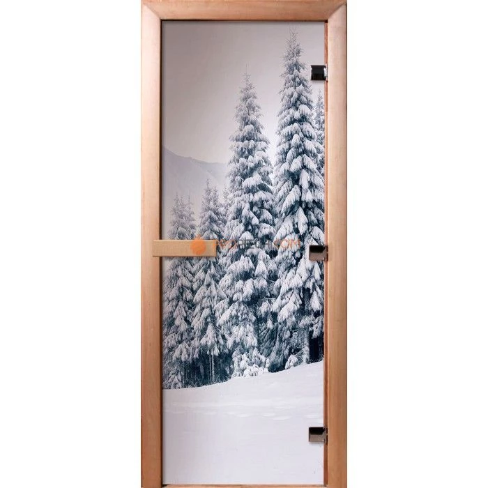 Дверь для бани DoorWood Фотопечать А091, 2000x600 мм