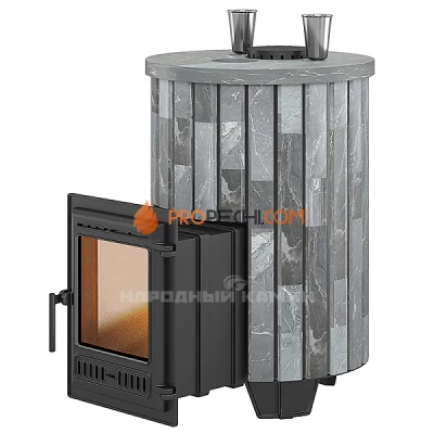 Печь для бани Эверест Steam Master 30 Чугун Ламель Талькохлорит
