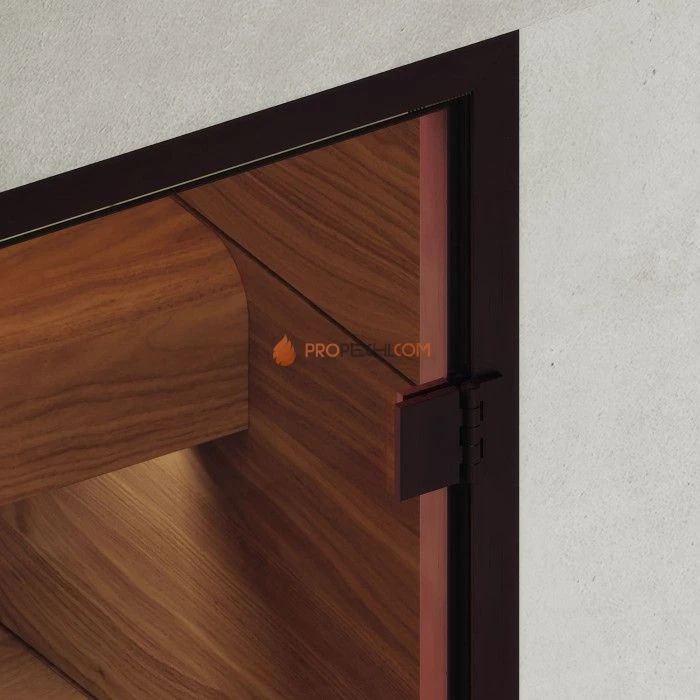 Дверь для хамама DoorWood АРТ Wood 47 Прозрачное, 2100x800 мм