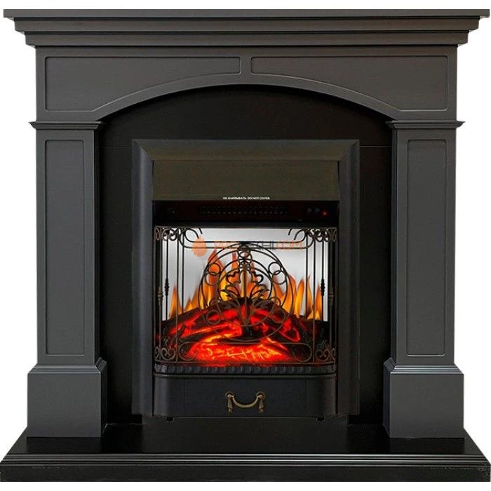 Каминокомплект Royal Flame Langford - Серый графит с очагом Majestic FX M Black