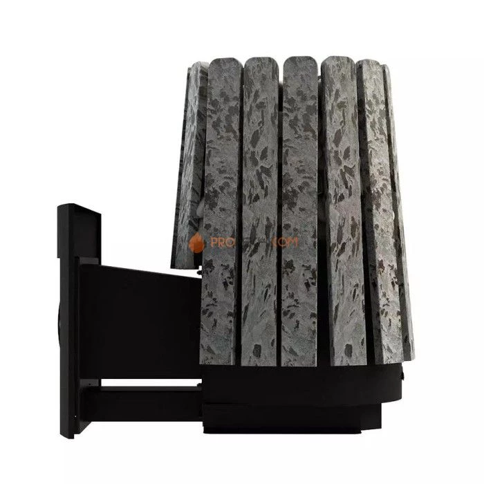 Дровяная банная печь Grill’D Cometa 350 Vega Window Max Stone Pro (Серпентинит)