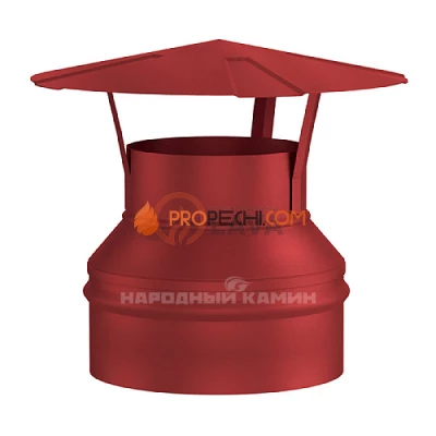 Оголовок-зонт 180/250 мм. красный (3011)