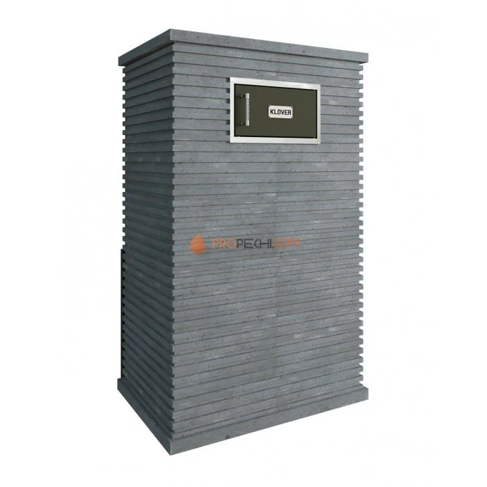 Газовая печь для бани Klover RT 50-RV 310S ( Талькомагнезит Радиатор )