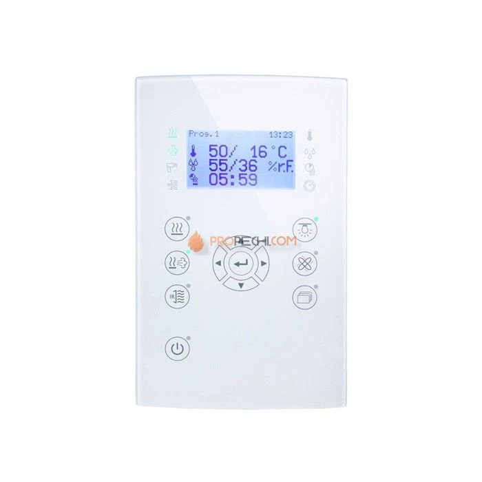Пульт управления Fasel profiline 4400 DESIGN GLASS (упр. температурой+влажностью+инфра)