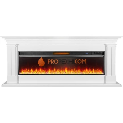Каминокомплект Royal Flame Lyon 60 - Белый с очагом Vision 60 LED
