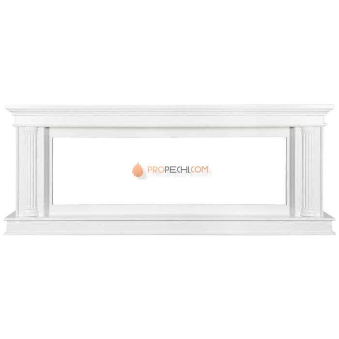 Каминокомплект Royal Flame Rome 60 - Белый с очагом Vision 60 LOG LED