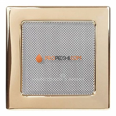 Вентиляционная решетка Grillux 17х17 золото (Дисконт)